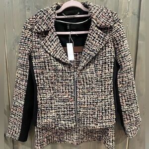 *NWT* White House Black Market Multicolor Tweed Blazer And Mini Skirt Set